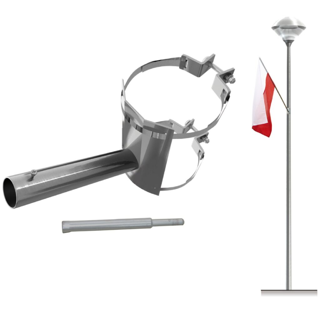 Pavillon pour poteau en bois institutionnel