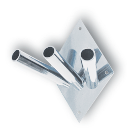 support mural pour drapeau