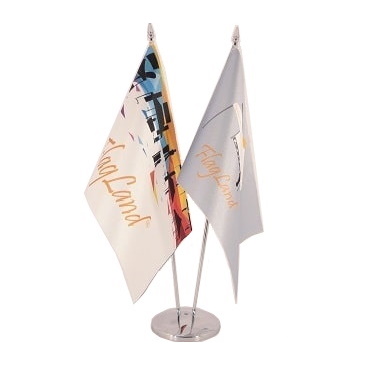 Drapeau de table en marbre officiel