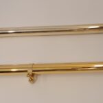 mât hampe drapeau en bois laqué