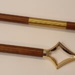 hampe pour drapeau en inox brossé