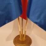 mât drapeau en inox de prestige