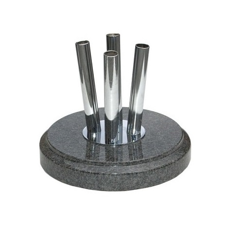 pied porte-drapeau en bois de bureau