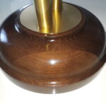 pied drapeau en inox brossé de protocole