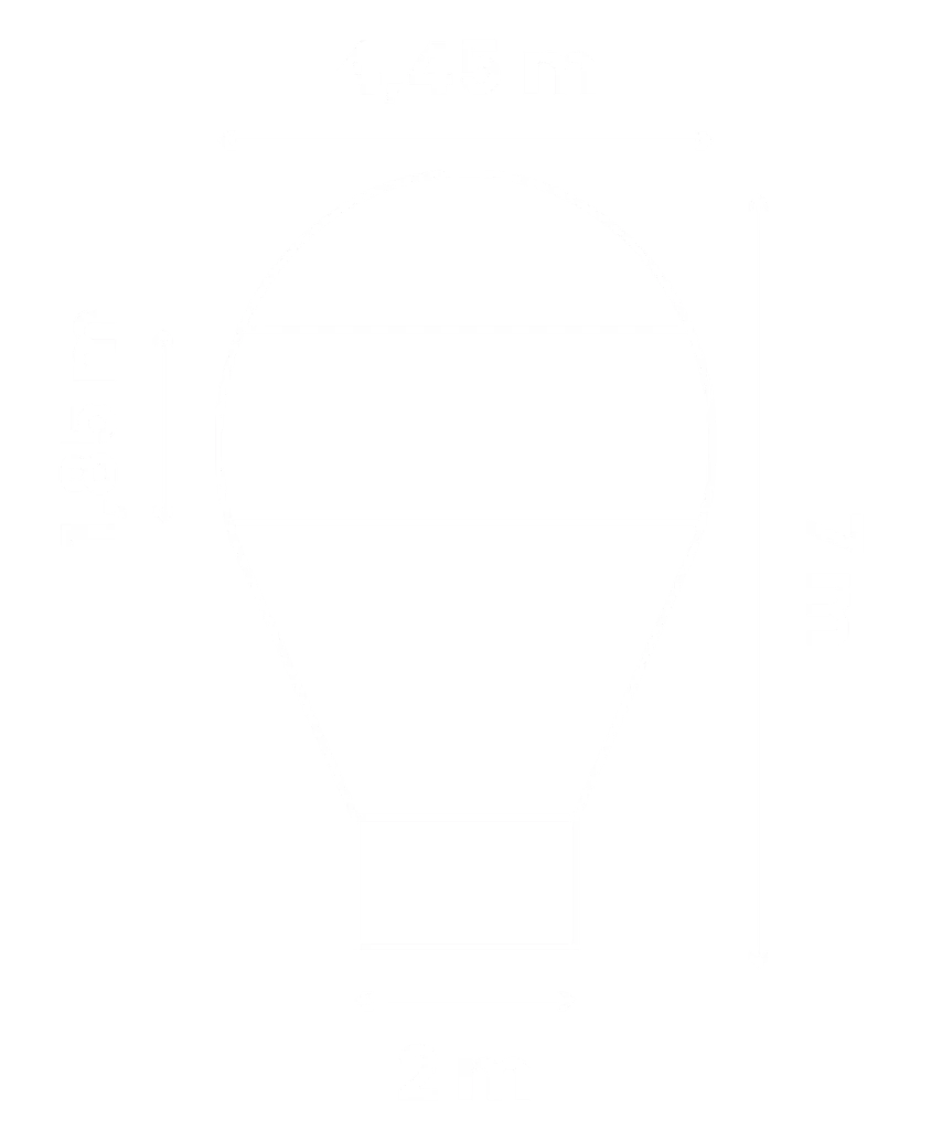 ballon publicitaire 7m