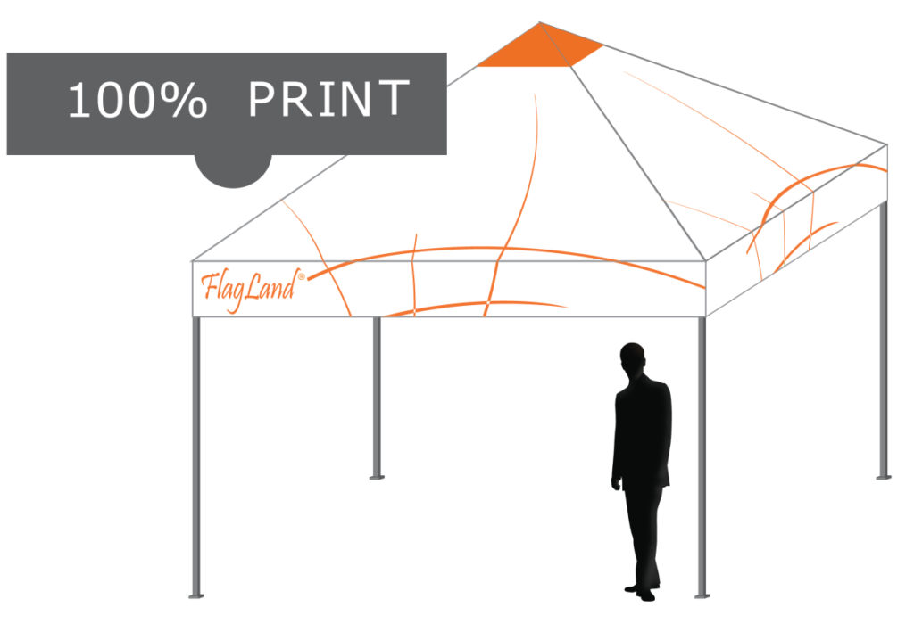 tente pliante personnalisable