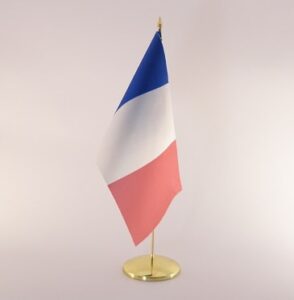Drapeau de table en marbre robuste