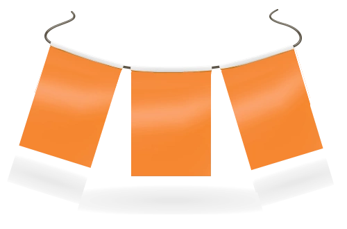 guirlande de drapeaux