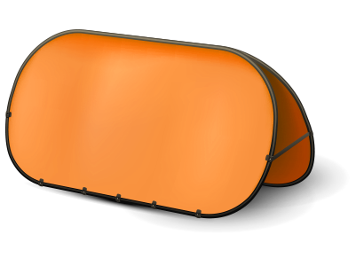 Drapeau pop-up en marbre de protocole