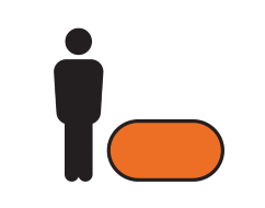 Bannière pop-up en marbre de cérémonie