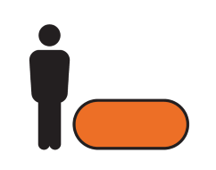 Pavillon pop-up en marbre de bureau