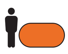 Drapeau pop-up en marbre élégant