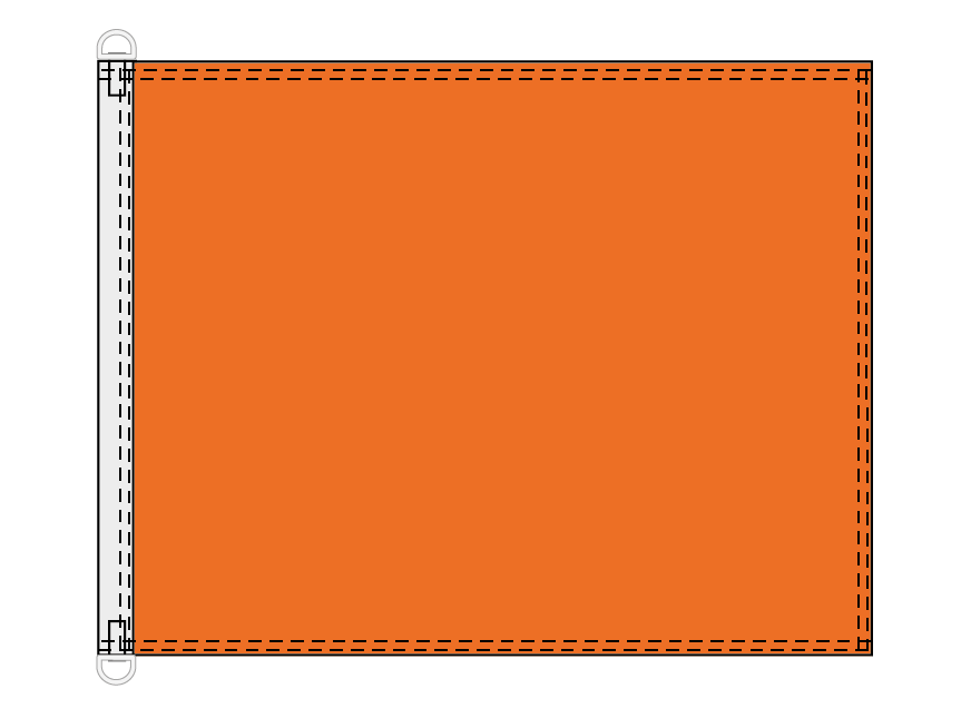 drapeau pour mat