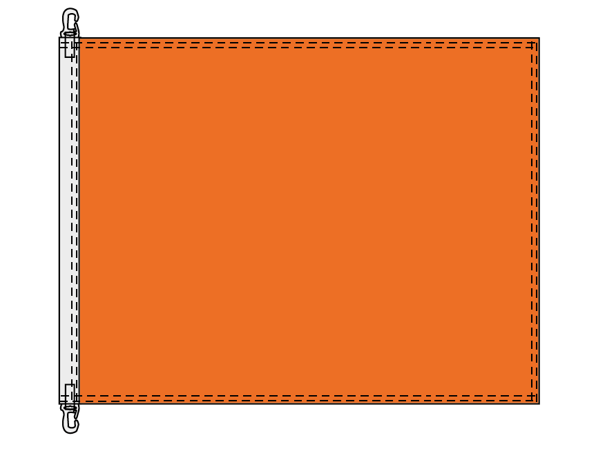 drapeau pour mat