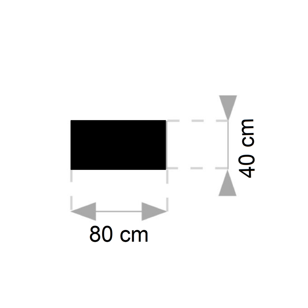 taille comptoir rectangulaire