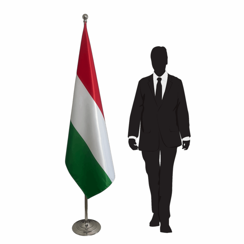 Drapeau Hongrie en marbre professionnel