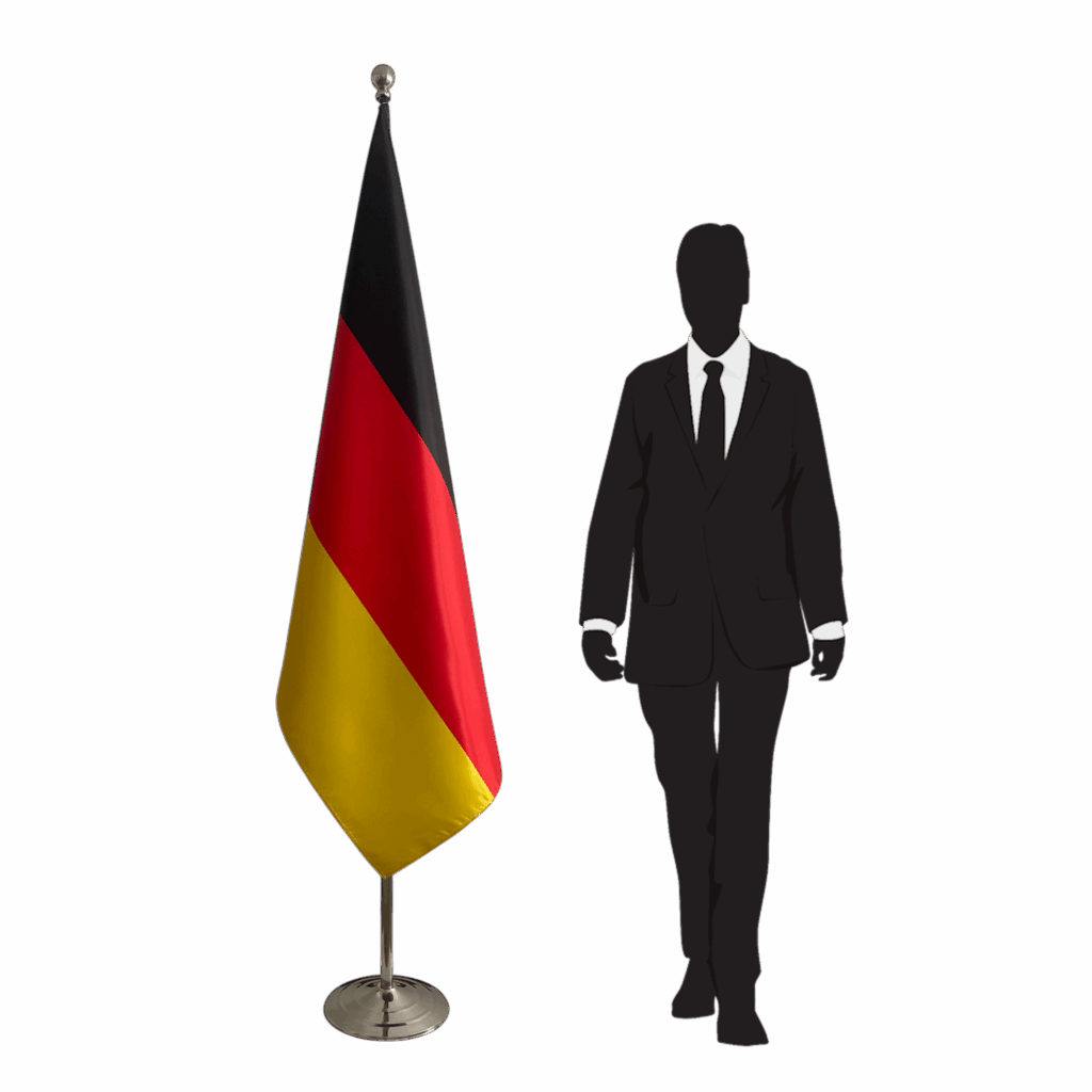 Drapeau allemagne en bois de prestige