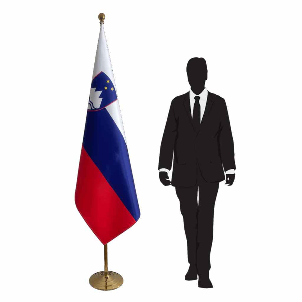 Pavillon Slovénie sur socle en marbre lourd