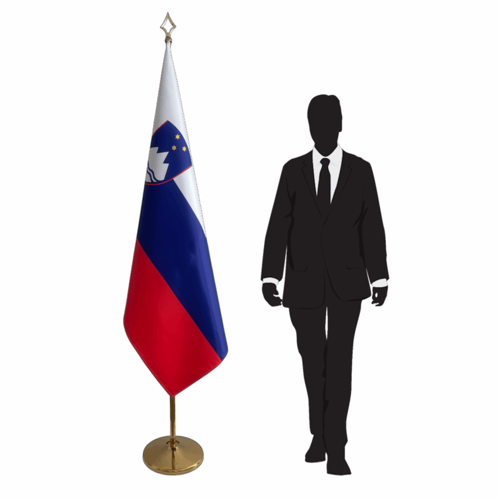 Pavillon Slovénie sur socle en marbre de prestige