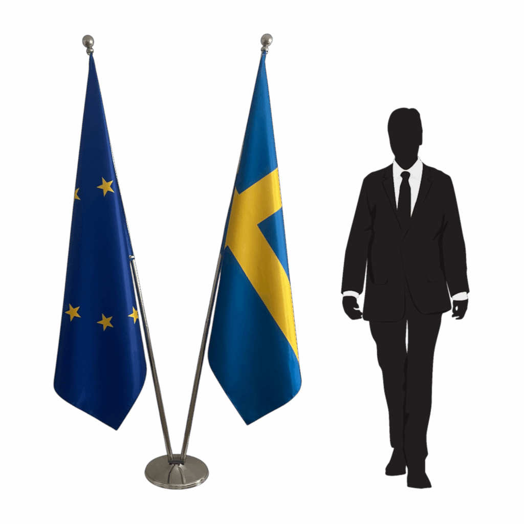 Pavillon suede sur socle en marbre de bureau