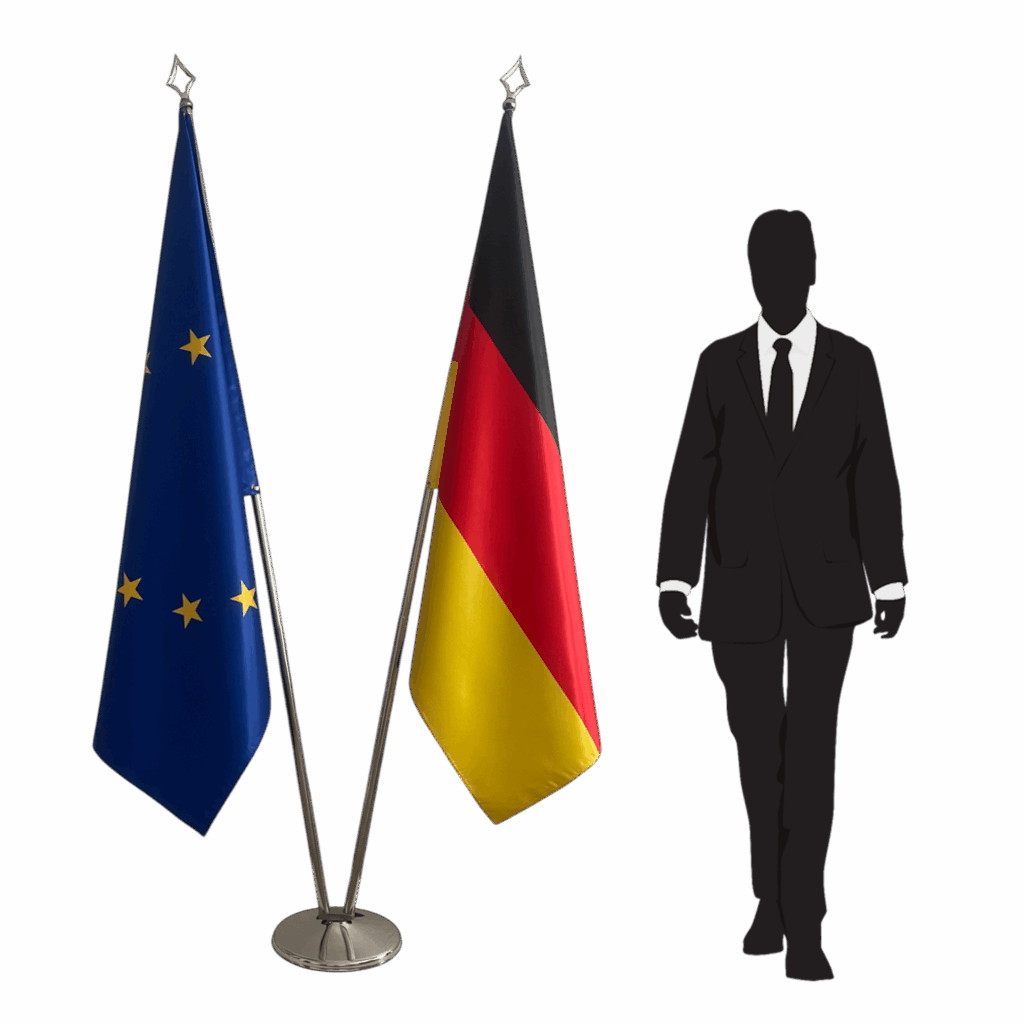 Drapeau allemagne en marbre moderne