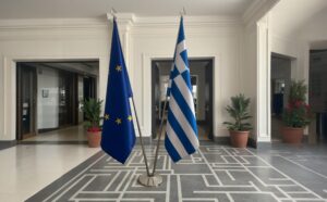 drapeau Grèce et l'UE
