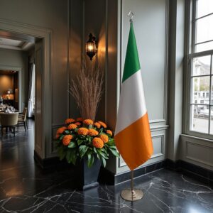 drapeau Irlande sur pied