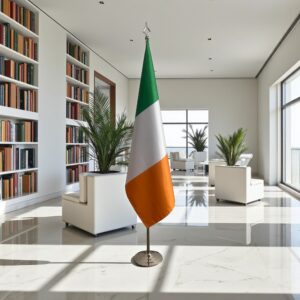 drapeau Irlande sur pied