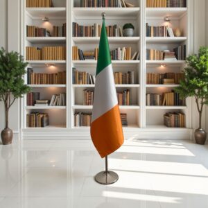 drapeau Irlande sur pied