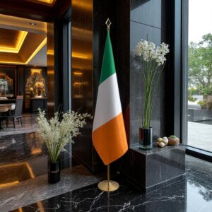 drapeau Irlande avec mat