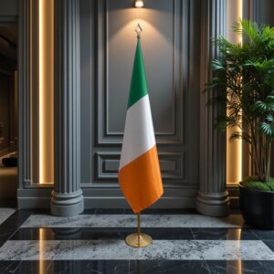 drapeau Irlande avec socle