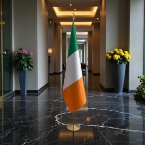 drapeau Irlande avec mat