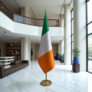 drapeau Irlande avec mat