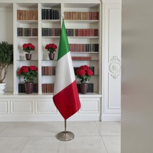 drapeau Italie sur socle
