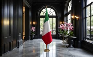 drapeau Italie pour ambasaddes