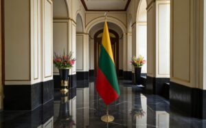 base porte-drapeau en inox brossé de qualité