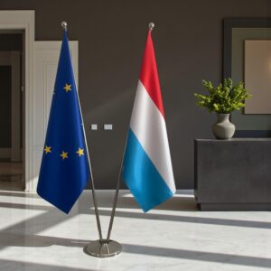 drapeau Luxembourg et UE