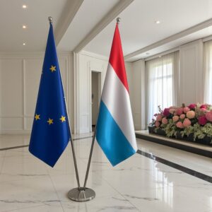 drapeau Luxembourg et UE