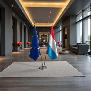 drapeau Luxembourg et UE