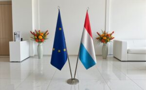 drapeau Luxembourg et UE