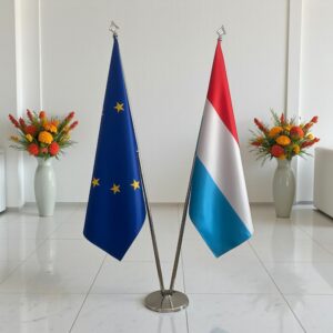drapeau Luxembourg et UE