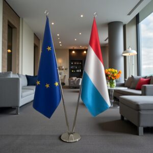 drapeau Luxembourg et UE