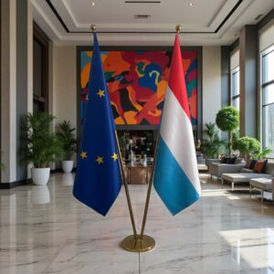 drapeau Luxembourg et UE