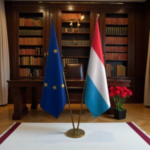 drapeau Luxembourg et UE