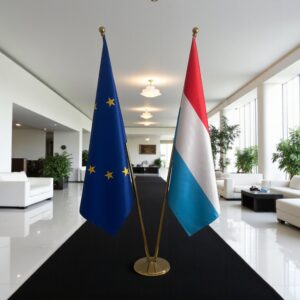 drapeau Luxembourg et UE