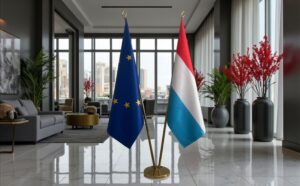 drapeau Luxembourg et UE