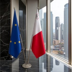 drapeau Malte et EU