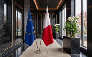 drapeau Malte et EU
