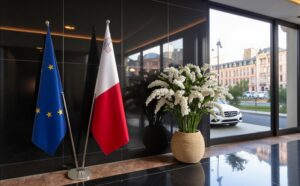 drapeau Malte et EU