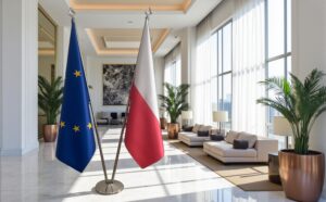 Pavillon Pologne et socle en marbre haut de gamme
